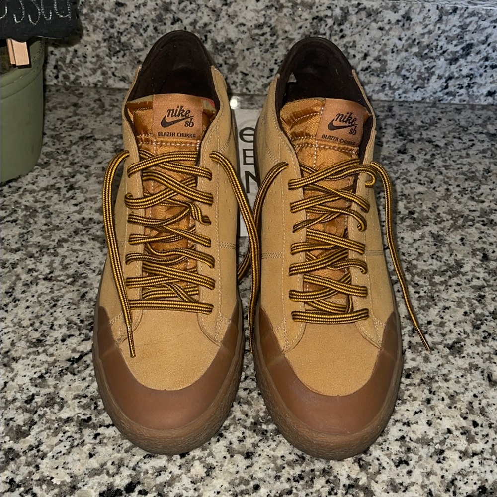 Nike Zoom Blazer Chukka XT Premium SB Bronze Nike Skateboard AV3529-772 Sz 11.5